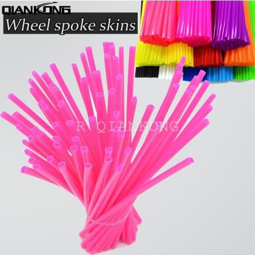 Motorcycle Wheel Rim Spoke Skins Covers Wrap Tubes Decor FOR EXC f DR DRZ RM RMX RMZ 85 125 250 400 450 Kawasaki Yamaha