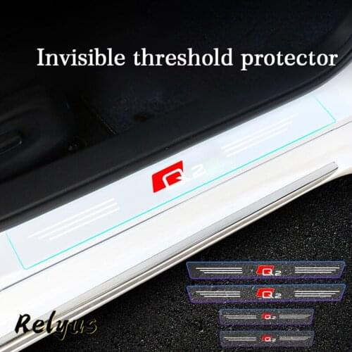 Car Door Sill Stickers Edge Protector Anti Scratch Transparent Film Protection For Audi Q2 GAB Car Accessories