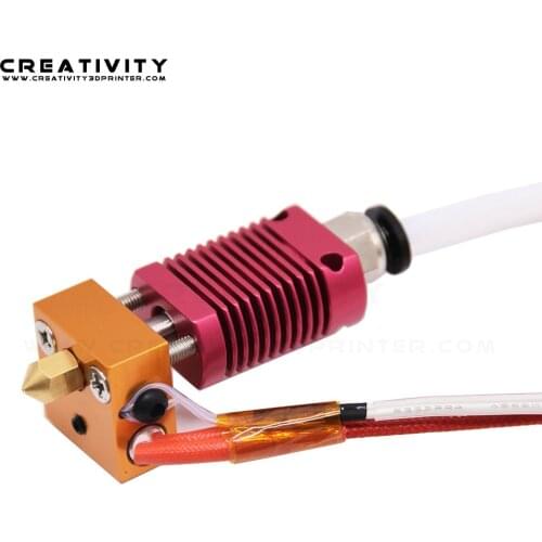 Creativity Original MK8 Nozzle Kit is used in ELF Corexy 3D Printer 0.4mm Nozzle Heating Block Silicone Sleeve Extrusion Nozzle
