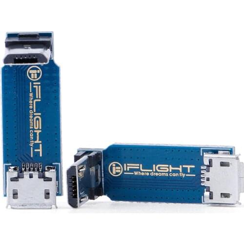 IFlight 90Degrees L-Shaped Micro USB Extension Adapter for RC FPV Racing Drone F4 F7 Betaflight Raceflight Flight Controller