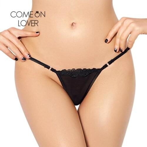 Comeonlover G String Thong Large Size XL-6XL Women Underwear Panties Seamless Low-Rise Sexy Bikini String Erotic Tangas PE5083