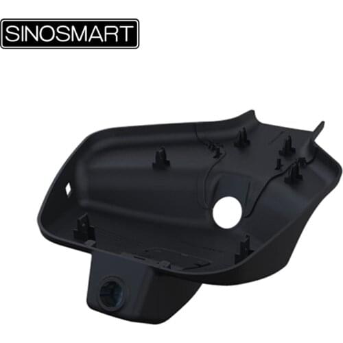 SINOSMART Novatek 96672 Car Wifi DVR Camera for Ford Edge 2020 Control by Mobile Phone App SONY IMX 323