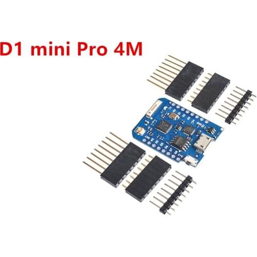 1PCS Wemos D1 mini Pro 4M bytes external antenna connector ESP8266 WIFI