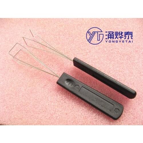 YYT 2PCS Wire key puller Change key cap pull key cap Mechanical keyboard key cap repair and clean Metal key puller key remover