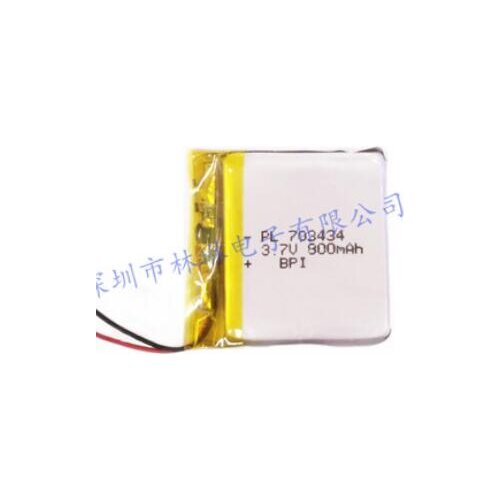 073434P 703434P 800MAH with protective board 3.7V lithium polymer battery luminous shoe battery Rechargeable Li-ion Cell