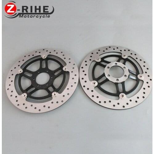 2PCS Front Floating Brake Disc Rotor Motorcycle Parts Aluminum Brake Rotors for HONDA HORNET250 VTR250 HORNET VTR 250 ZRIHE ECE