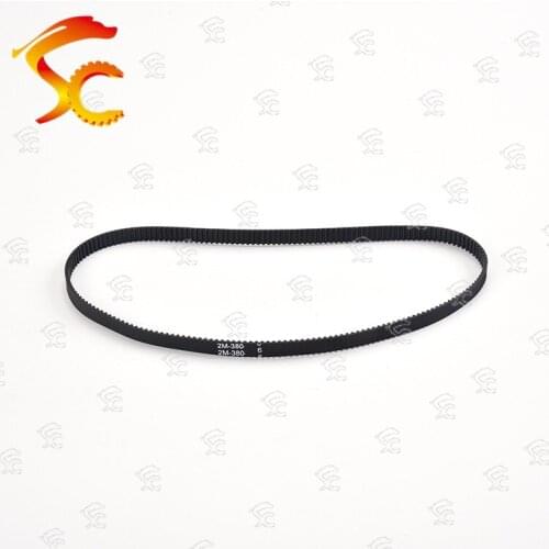 30pcs GT2 380 closed loop rubber 2GT timing belt 380-GT2 Length 380mm Teeth 190 width 6mm for 3D printer