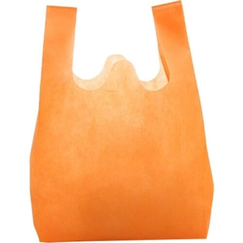 60PCS / LOT Reusable Shopping Bag Nonwoven Women Handbag Environmental Case Organizer Multifunction Storage Bag