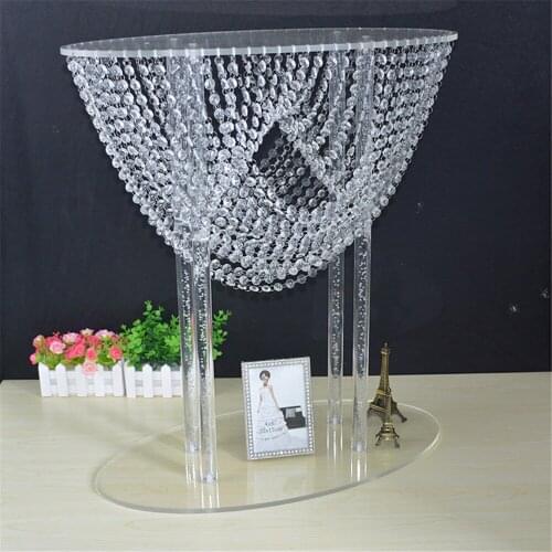 68CM Tall Acrylic Road Lead Crystal Wedding Centerpiece Event Party Decoration 6 PCS / Lot