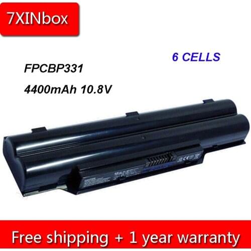 7XINbox 6cell 4400mAh 10.8V FPCBP331 FMVNBP213 Laptop Battery For Fujitsu LifeBook A532 AH532 AH532/GFX FPCBP347AP CP567717-01