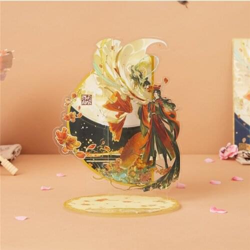 Anime Tian Guan Ci Fu Hua Cheng Xie Lian Cosplay Acrylic Mobile Phone Stents Stand Figure Model Plate Toys Desktop Decor Gifts