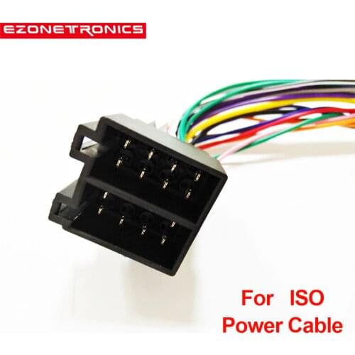 Only Suitable EZONETRONICS 2din Car Radio player Power Cable Harness ISO Touch glass TFT Display for Toyota Nissan Model note