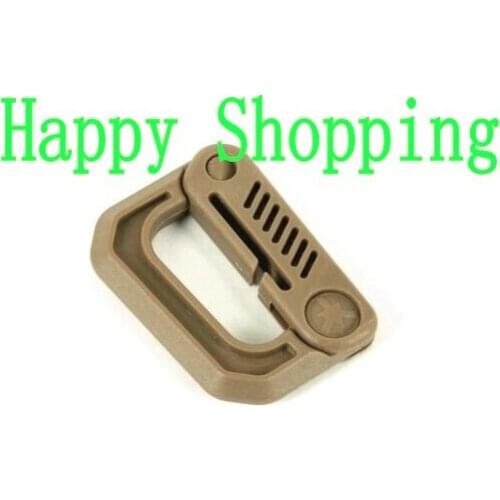 Tacitcal Molle quick release hiking buckle Rifle Sling Mount Dark Earth