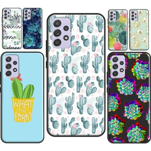 Cactus Succulent For Samsung Galaxy A52 A12 A32 A72 A10 A40 A50 A70 A21S A20e A11 A31 A41 A51 A71 Case