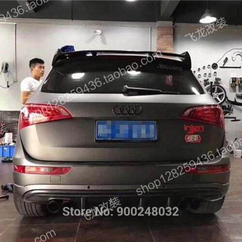 For Audi Q5 ABT spoiler 2009~2013 Carbon Spoiler Wing Trunk Lip Boot Cover Car Styling