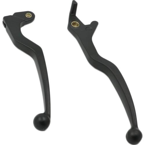 For Suzuki GS125 GN125 GS GN 125 Pair Aluminum Front Pivot Clutch Brake Levers Adjustable Handle Lever Bar