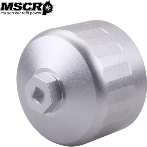 Oil Filter Wrench Engine Tool for BMW Volvo Cartridge Style Filter Housing Caps Non-slip Internal Diameter 86mm 16 Fluters