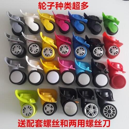 Luggage wheel repair parts suitcase accessories wheel trolley case wheel luggage accessories universal wheel
