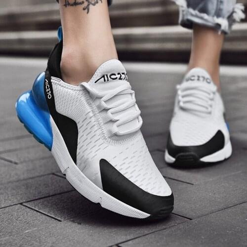 Mens Sneakers Lightweight Breathable Mesh Man Casual Shoes Air Cushion Sports Women Shoes Wear-resistant Non-slip Fashion