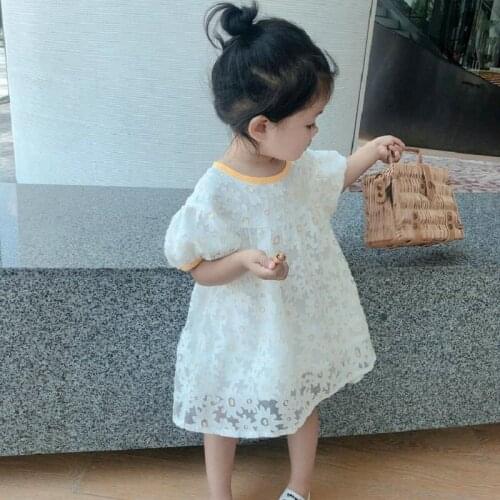 Summer Toddler Girl Dress Fashion Flower Short Sleeve Princess Dress for Girl 2 3 4 5 6 Y Baby Dress High Quality Girl Dress New