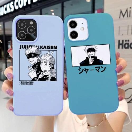 Jujutsu Kaisen Anime Phone Case for IPhone X XS MAX XR 12 mini 11 Pro Max 6s 7 8 Plus SE2020 Soft Silicone Back Protective Cover