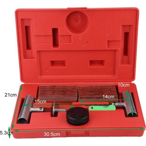 Car Tire Repair Tools Kit Emergency Tire Rubber Strip Tire Plug Flats Car Vacuum Tire , Trucks, Motorcycles, ATV