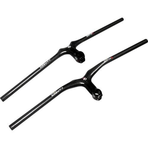 New ASIACOM-ACM Mountain bike full carbon fibre bicycle handlebar stem integratived 600-760x70-120mm 28.6 31.8mm MTB Free ship