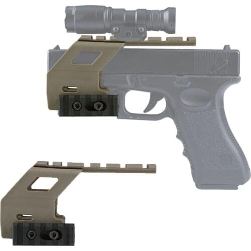 Glock Series Rail Base Loading Device Tactical Pistol Shooting Scope Mount Hunting Sight Laser Lighting Scope Mount for Glock