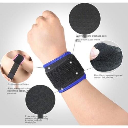 Anti-Sprain Winding Pressure Booster Belt Wrist Basketball Tennis Fitness Breathable Sweat-Absorbent Portable Wrist Protector