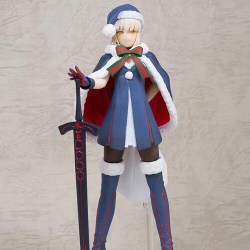 Tronzo Original Furyu Fate Grand Order FGO Rider Arturia Pendragon Alter Santa Ver PVC Action Figure Model Toys For Christmas