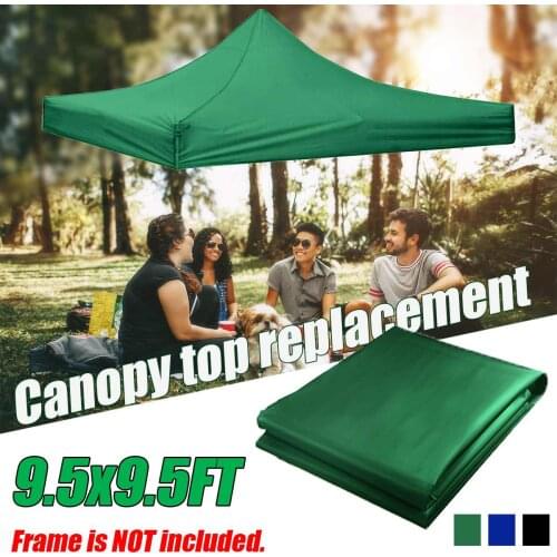 9.5x9.5ft Gazebo Tent 420D Waterproof Garden Tent Gazebo Canopy Outdoor Marquee Market Camping Shade Party Pawilon No Frame