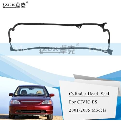 ZUK Engine Cylinder Head Cover Packing Seal Rubber Gasket For HONDA CIVIC ES1/5/6/7/8 2001 2002 2003 2004 2005 OEM:12341-PLC-000
