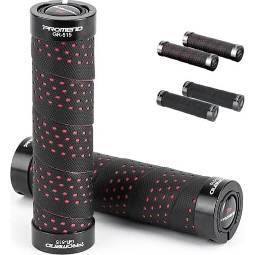 Bicycle Grips Mountain Bike Shock Absorption and Breathable Hand Grip Aluminum Alloy Lock Non-slip Grip Mountain Bike Grips