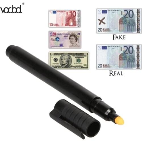 1pc Fast Resolution Banknotes Detector Tester Pens Money Counterfeit Marker Fake Detector Security Bank Notes Checker Tester Pen