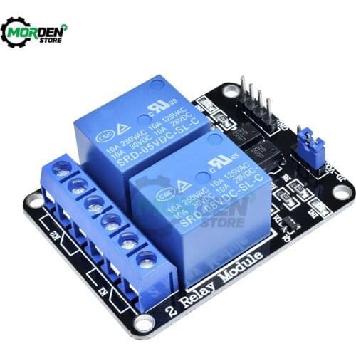 2 Channel Relay Module With Optocoupler DC 12 V Relay Output 2 Way Relay Module For Arduino Voltage Relays