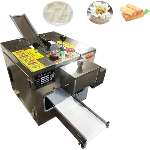 220v/110v Automatic Dumpling Wrapper Making Machine Spring Roll Skin Maker Crepe Tortilla Chapati Roti Machine