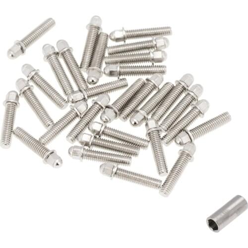 30PCS 1.9 2.2 Wheel Rim Metric M3 Screw Decoration for 1/10 RC Crawler Axial SCX10 90046 AXI03007 Wraith Traxxas TRX4