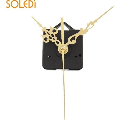 Clock Movements Making DIY Watch Tools Set with Gold Hands Quiet Silence Mechanical Clock Home Decoration