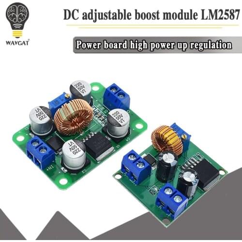 LM2587 DC-DC 3V-30V To 4V-40V Step Up Power Supply Module Adjustable 5A Boost Converter Voltage Regulator Board For Arduino 5V