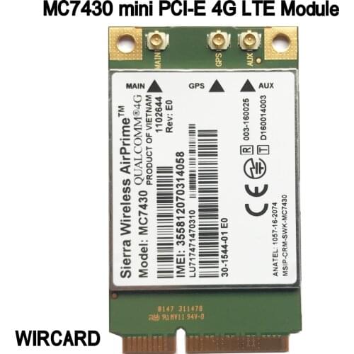 MC7430 LTE 4G Module FDD-LTE TDD-LTE CAT6 HSPA+ GNSS WWAN Card USB 3.0 MBIM interface 4G Card