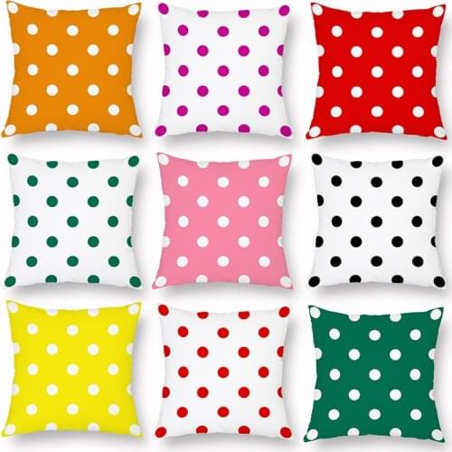 Cushion Cover Dots Home Decor Pillowcases for Pillows Interior Bedroom Housewares Nordic Personalized Gift in The Car Pear Chair