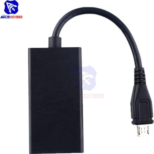 Micro USB Male to HDMI Female Adapter Converter Cable for Android Huawei Xiaomi Samsung Smart Phone Tablet Support 1080P