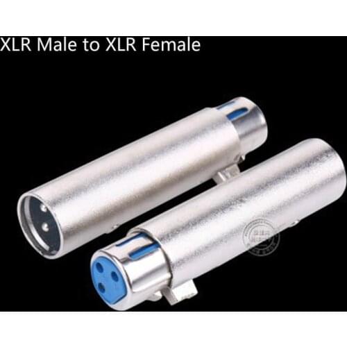 Wholesale 3-Pin XLR Male to 3pin Female Gender Socket Audio Microphone Mic Extension Adapter Connectors XLR Connector