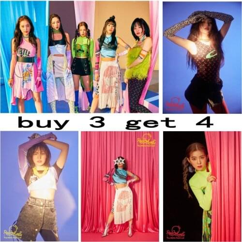 K-POP Red Velvet zimzalabim Posters Wall Stickers White Coated Paper poster Home Decoration High Definition room decoration