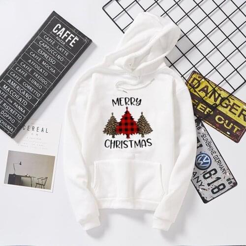 Christmas Women/men Hoodie Harajuku Funny Sweatshirt Kawaii Hooded Oversized Streetwear
