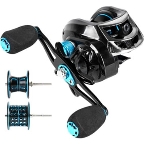 Fishing wheel Dual Brake Baitcasting Reel 8KG Max Drag Shallow Deep Spool 8+1BB Magnetic Brake System Fishing Coil X187G