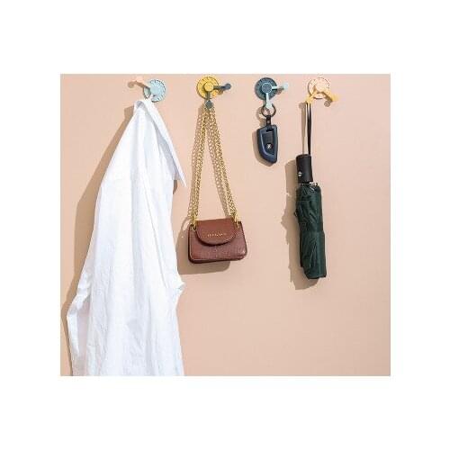 Nordic hook wallet hook creative coat rack wall hanging coat rack key rack non-porous household wall hanging decoration