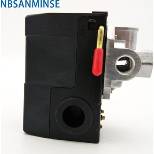 SMF 10 1/4 G NPT Air Compressor Pressure Switch For Easy Mounting Of Valve And Gauges Air Pressure Switch NBSANMINSE