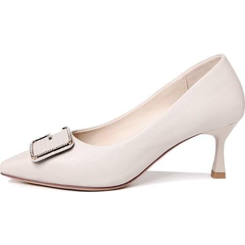 Pointed Toe Stiletto Single Shoes, Set Foot Solid Color WomenS Shoes, Waterproof Platform WomenS Shoes