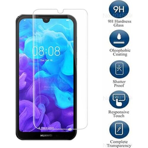 9H Tempered Glass For Huawei Y5 Lite Y5 Y6 Y7 Prime 2018 2019 Screen Protector Y9 2018 Prime 2019 Safety Protective Glass Film